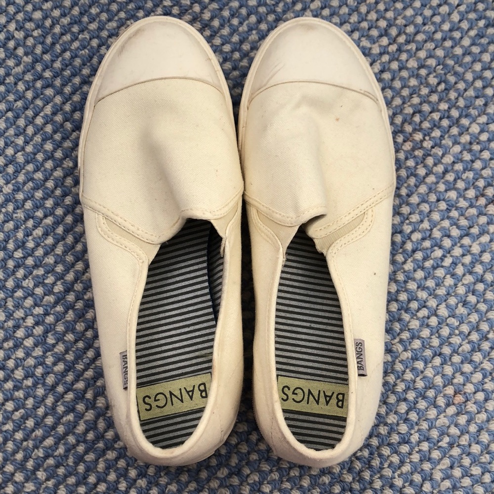 BANGS white sneakers